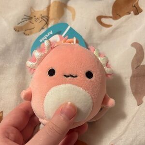 3 inch archie squishmallow keychain